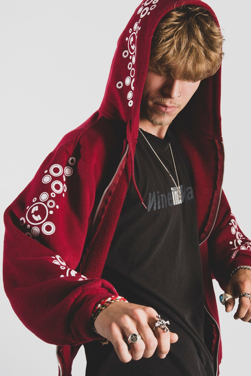 bubbles zipup hoodie [L]