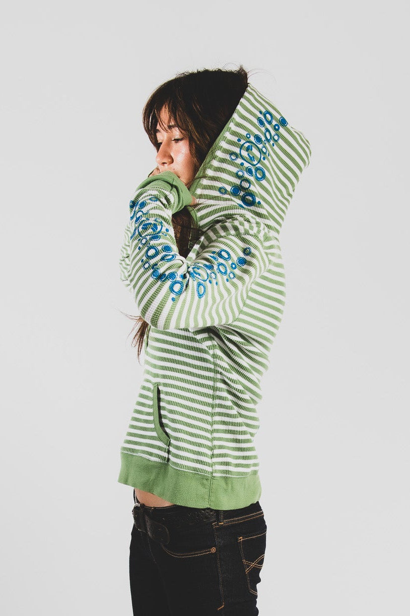 striped hoodie long sleeve [L]