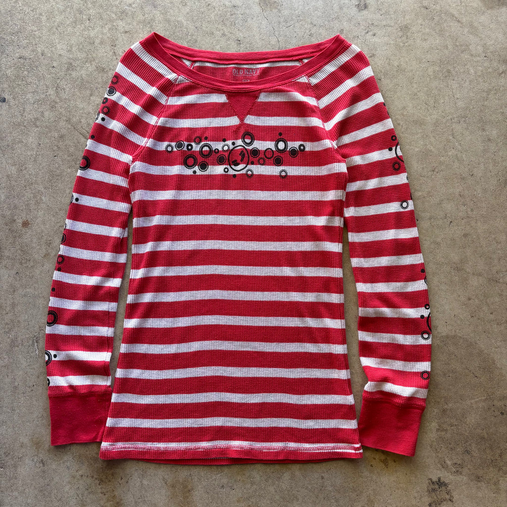 bubbles stripe long sleeve thermal [S]