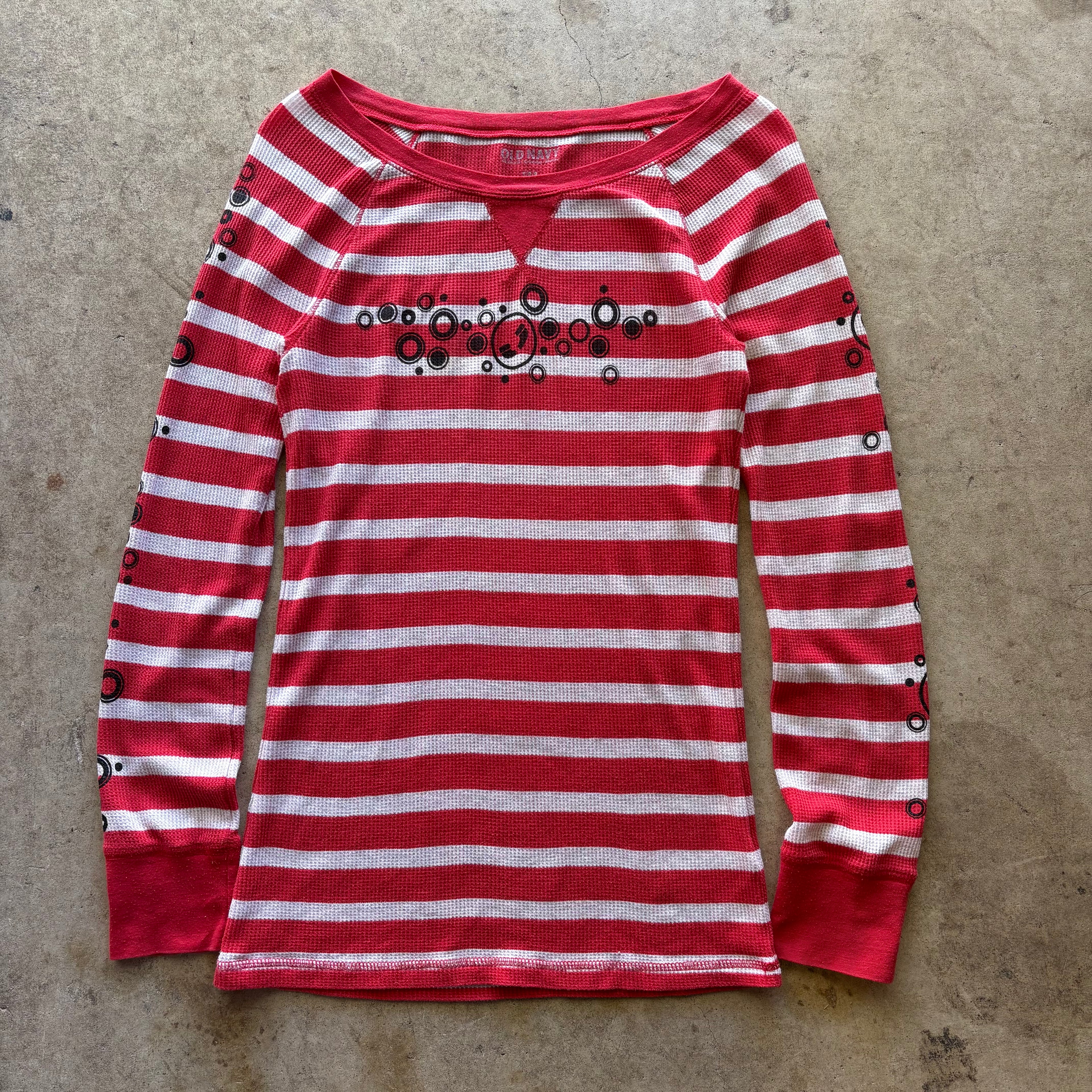 bubbles stripe long sleeve thermal [S]