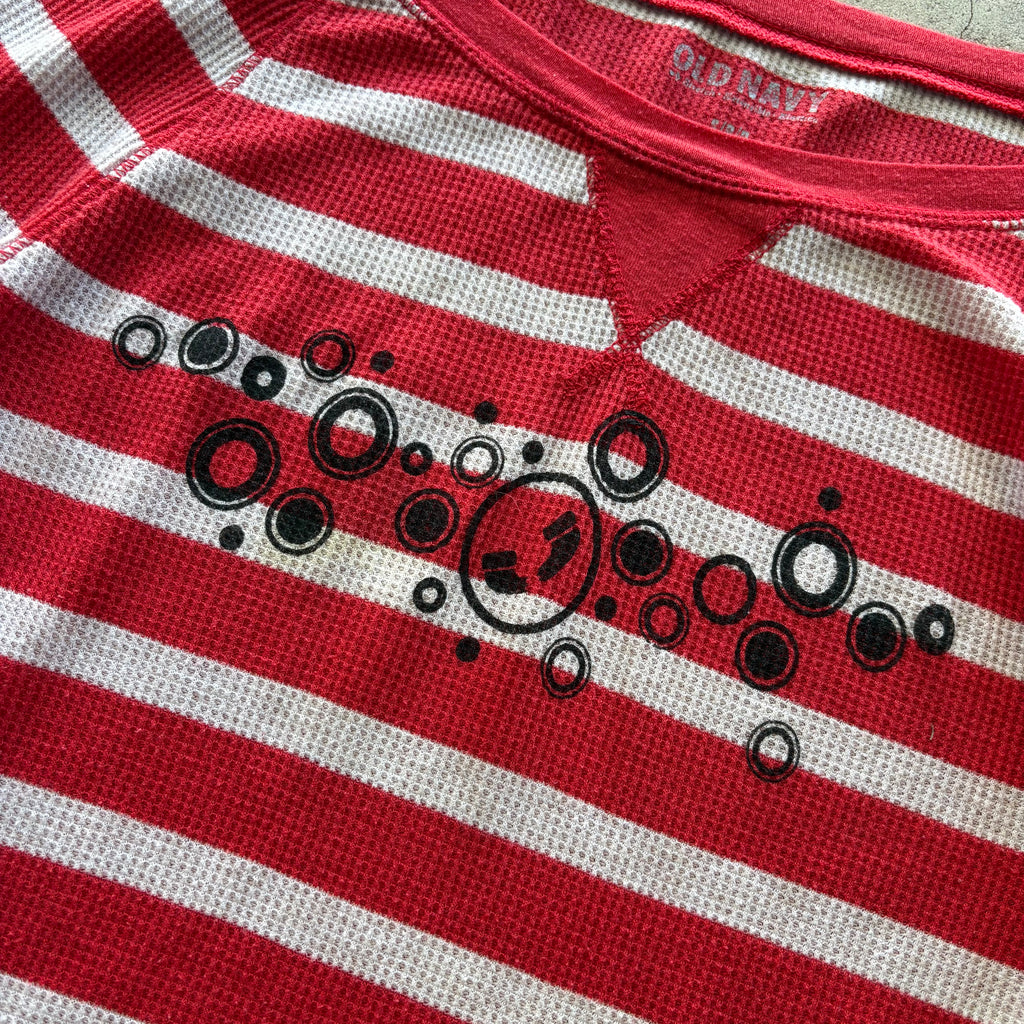 bubbles stripe long sleeve thermal [S]