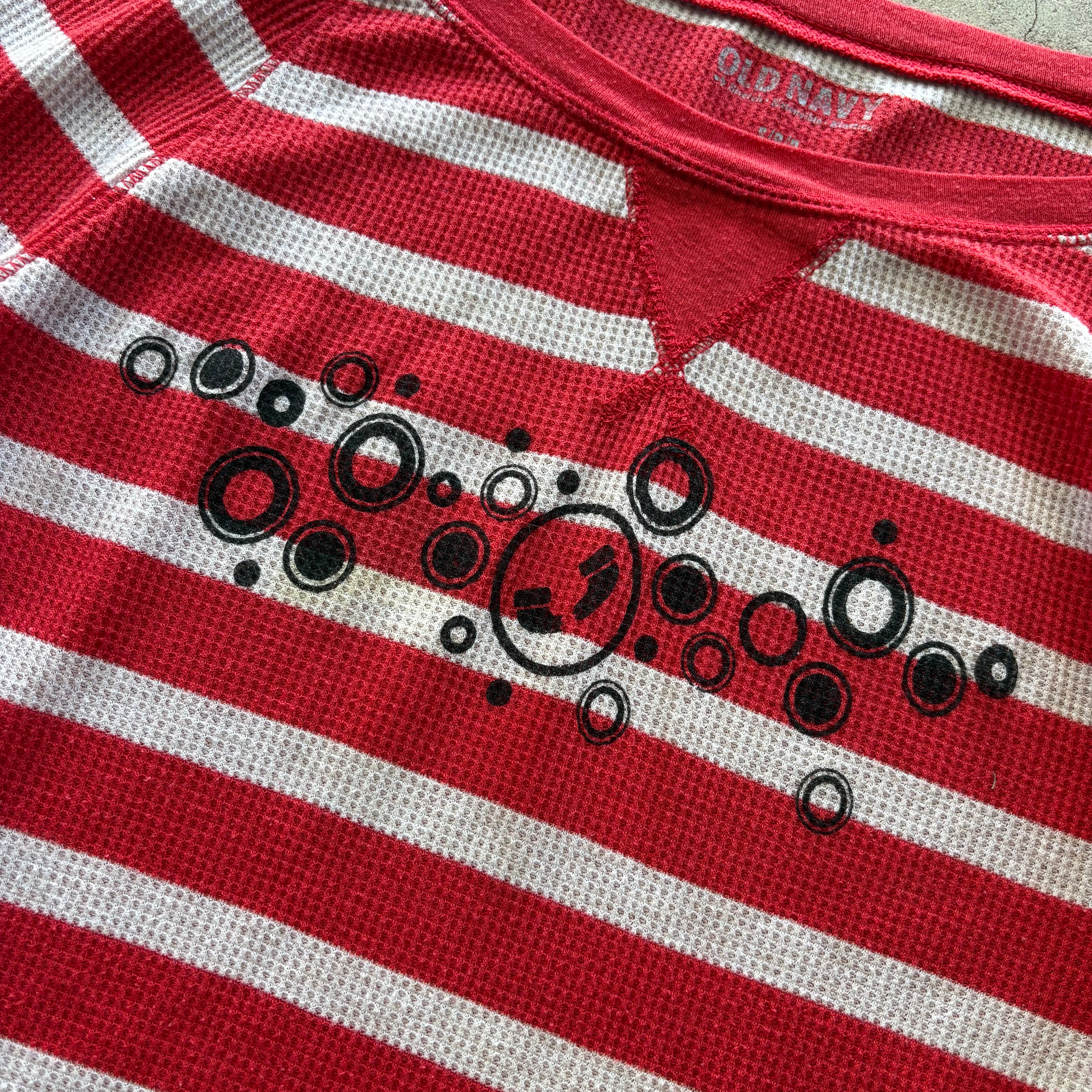 bubbles stripe long sleeve thermal [S]