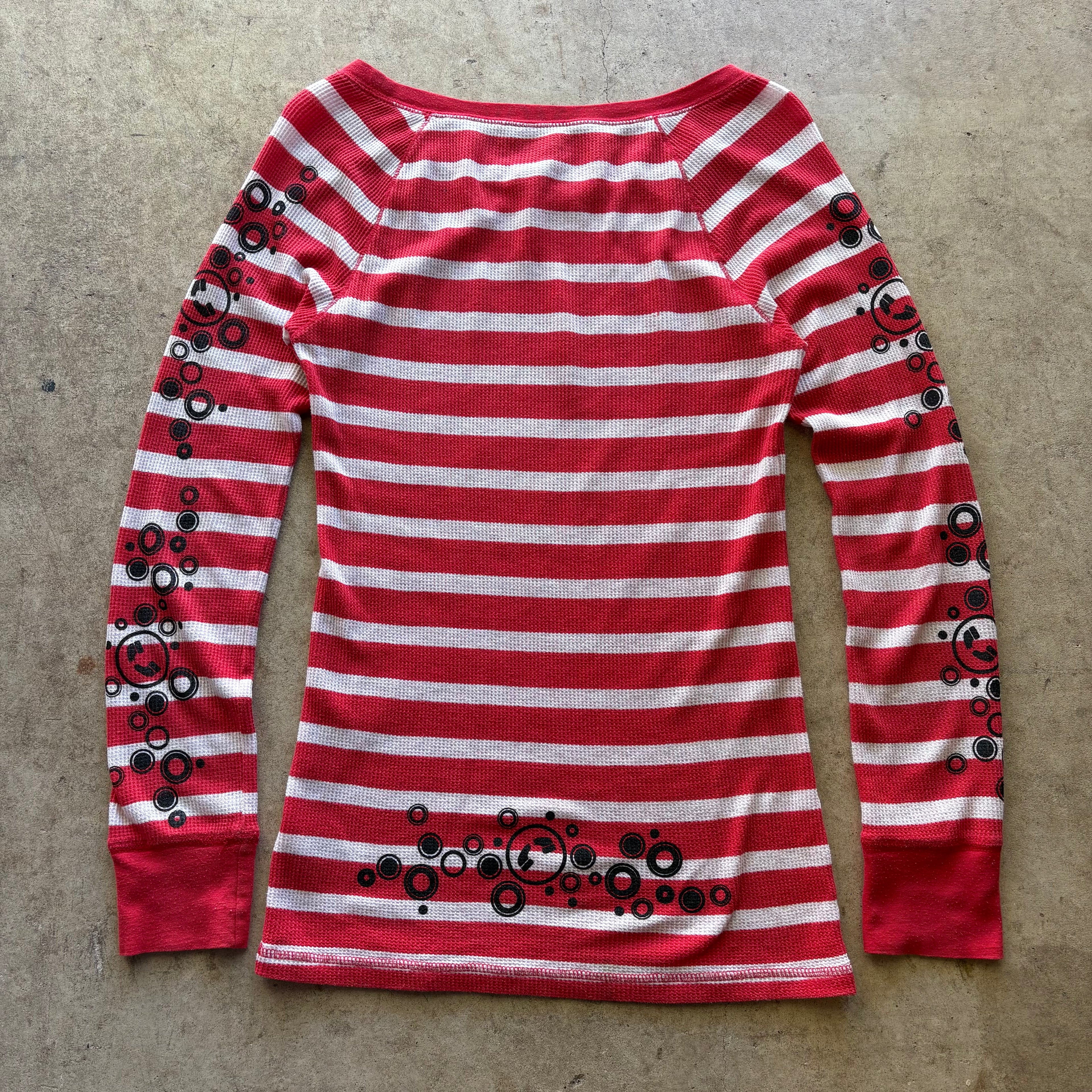 bubbles stripe long sleeve thermal [S]