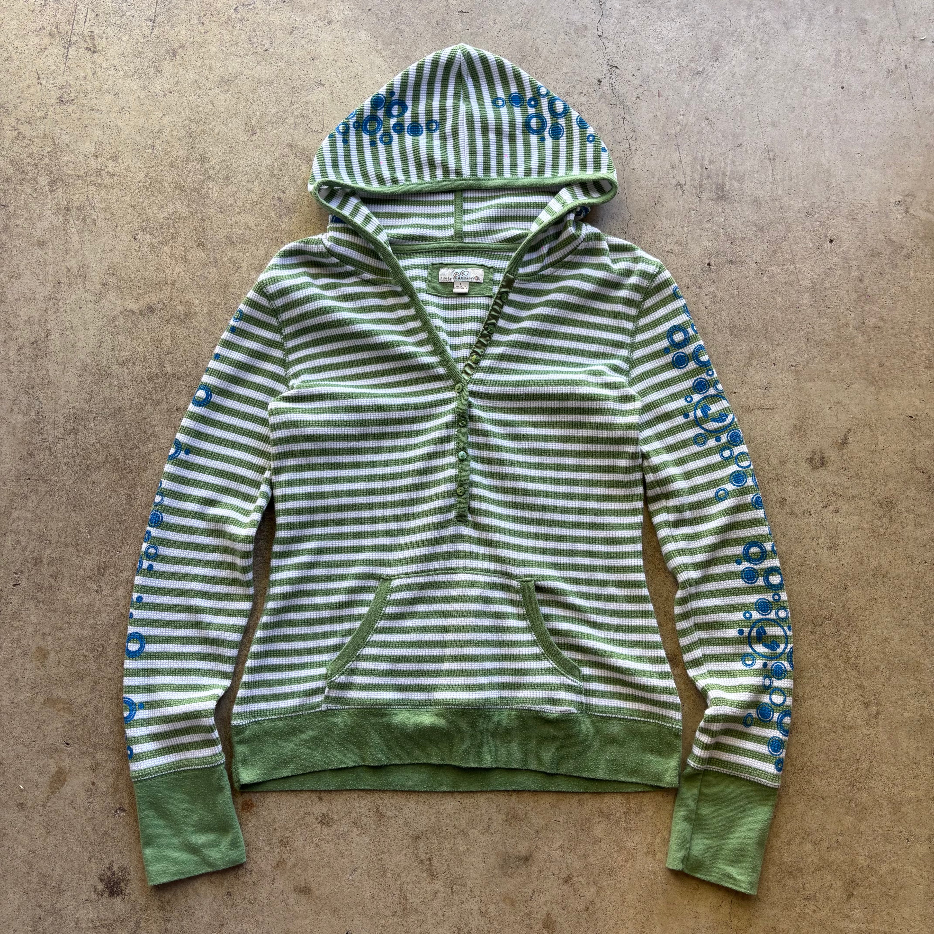striped hoodie long sleeve [L]