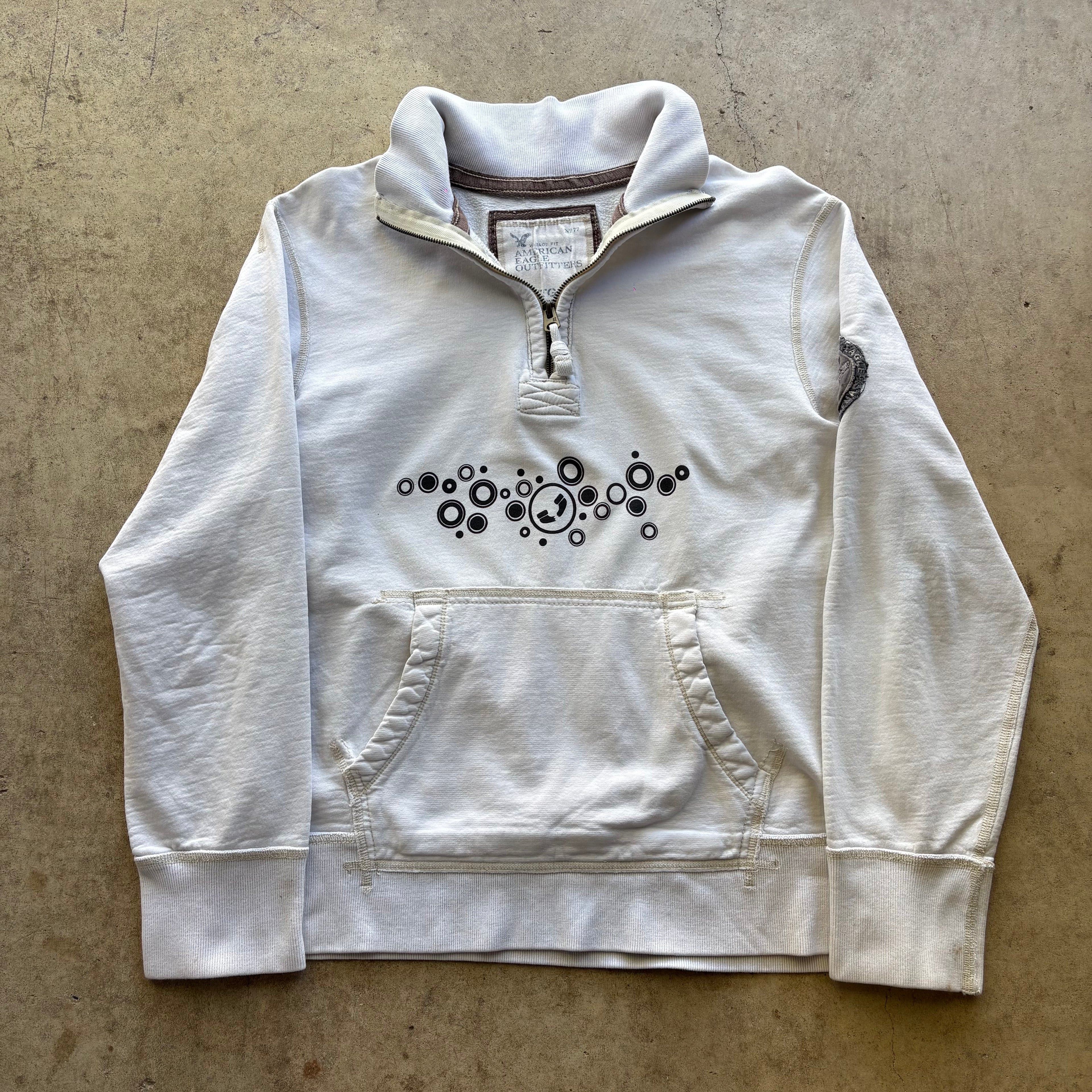 bubbles quarter zip sweatshirt [XL]