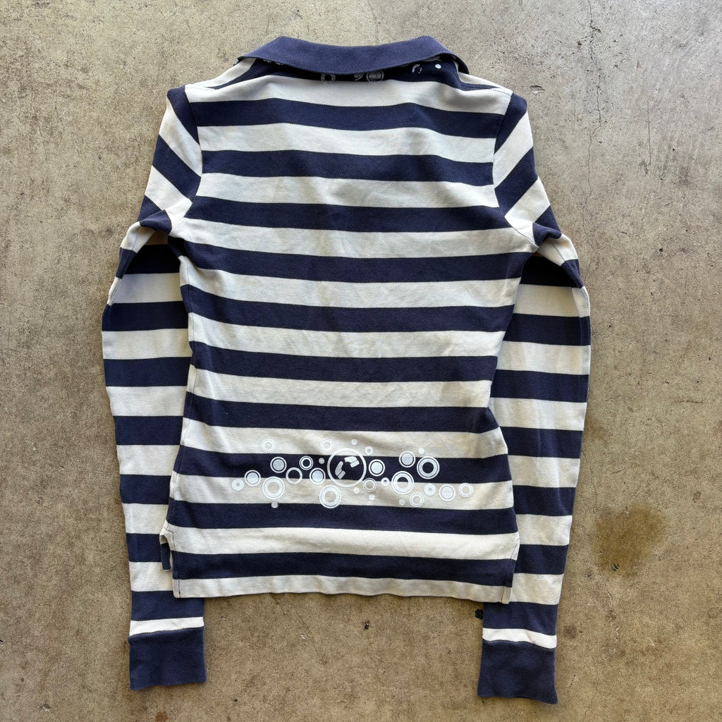 bubbles striped rugby shirt [XS]