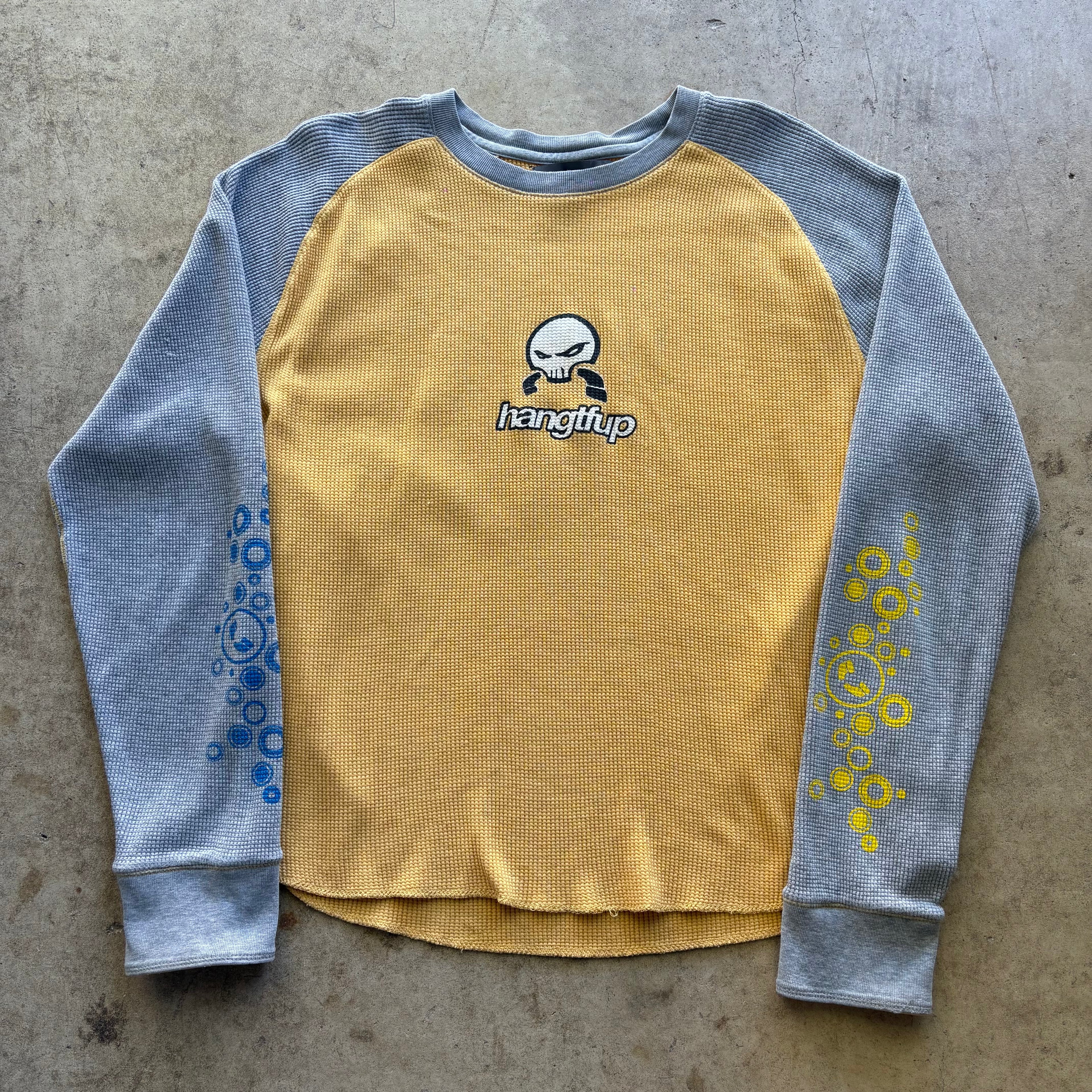 skull raglan long sleeve thermal [L]