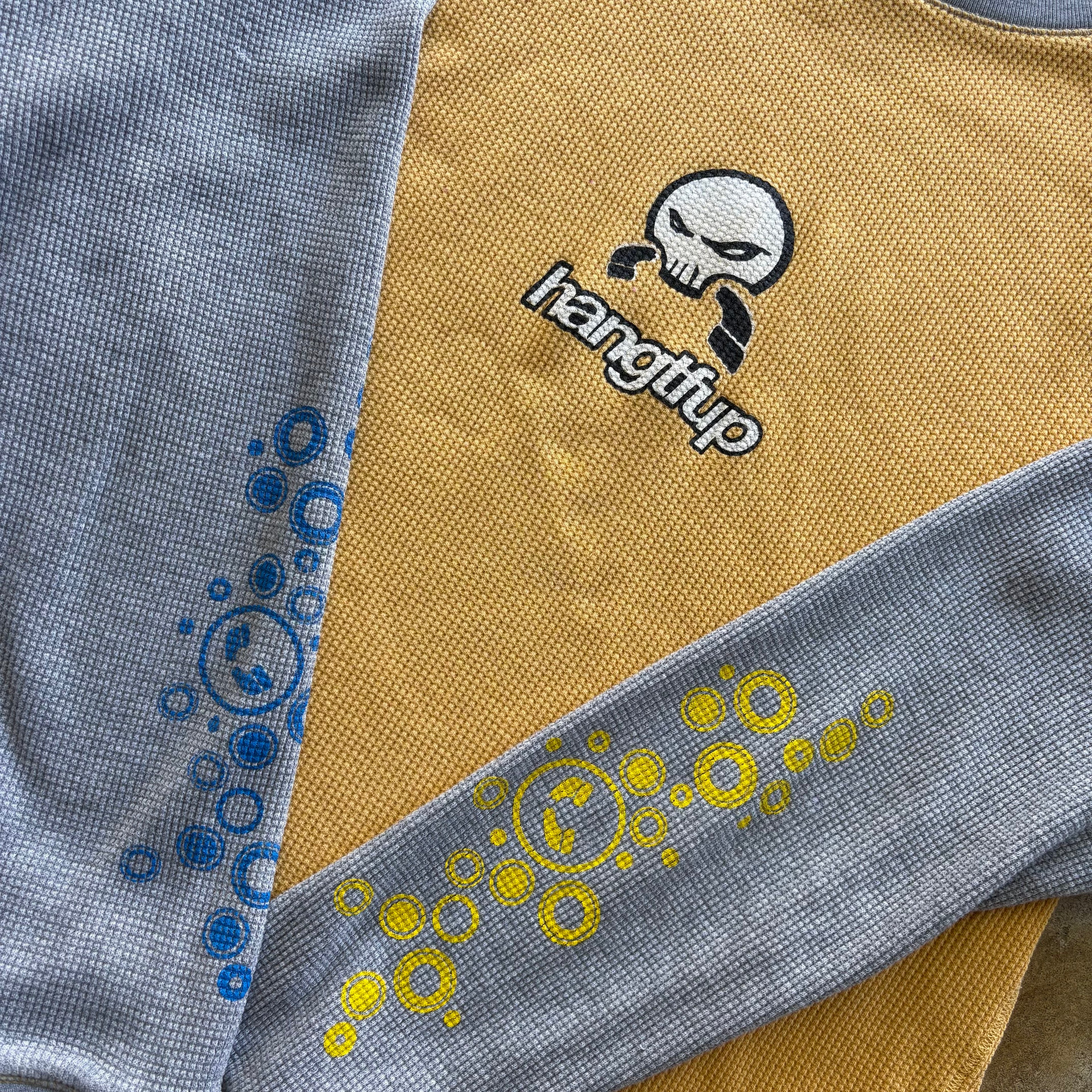 skull raglan long sleeve thermal [L]