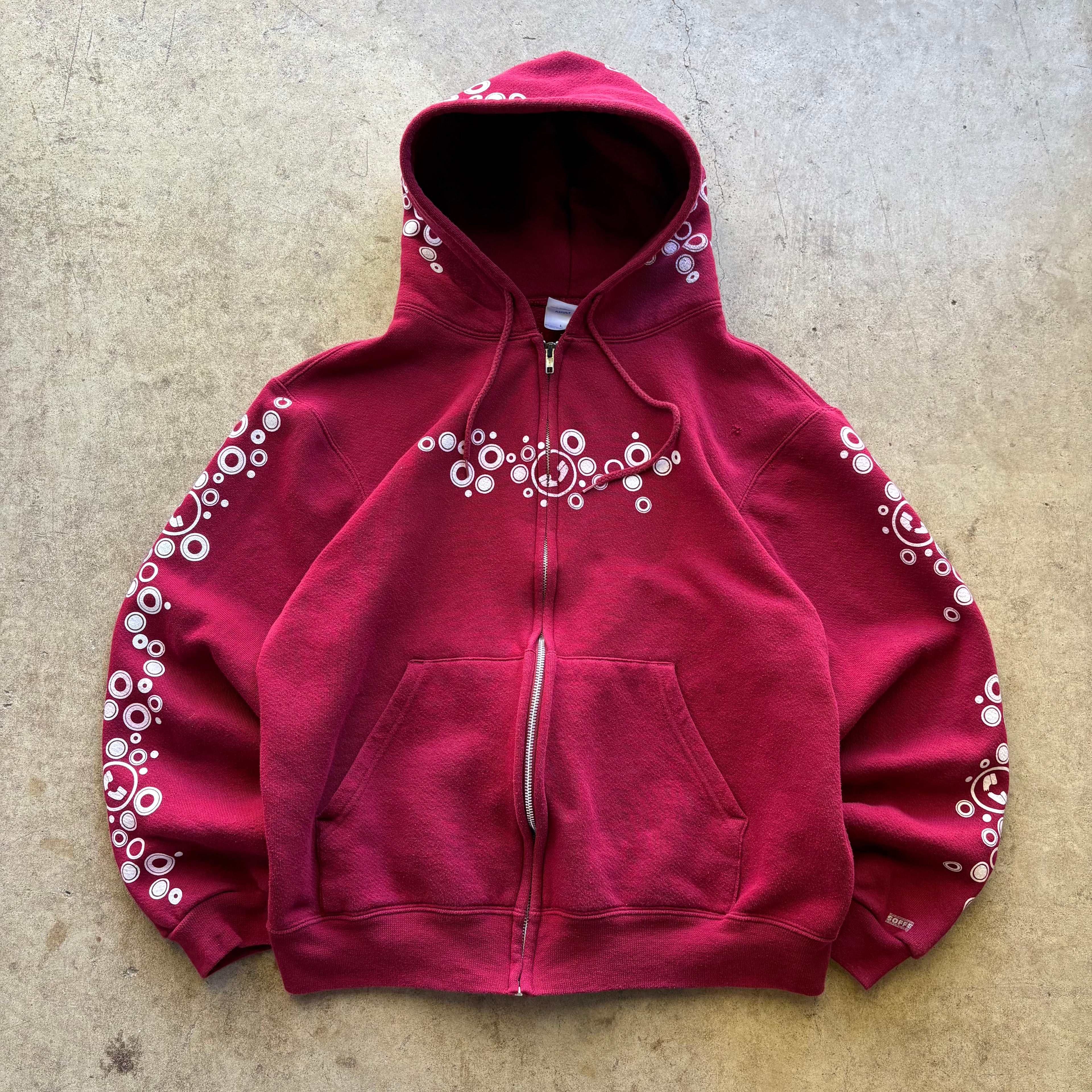 bubbles zipup hoodie [L]