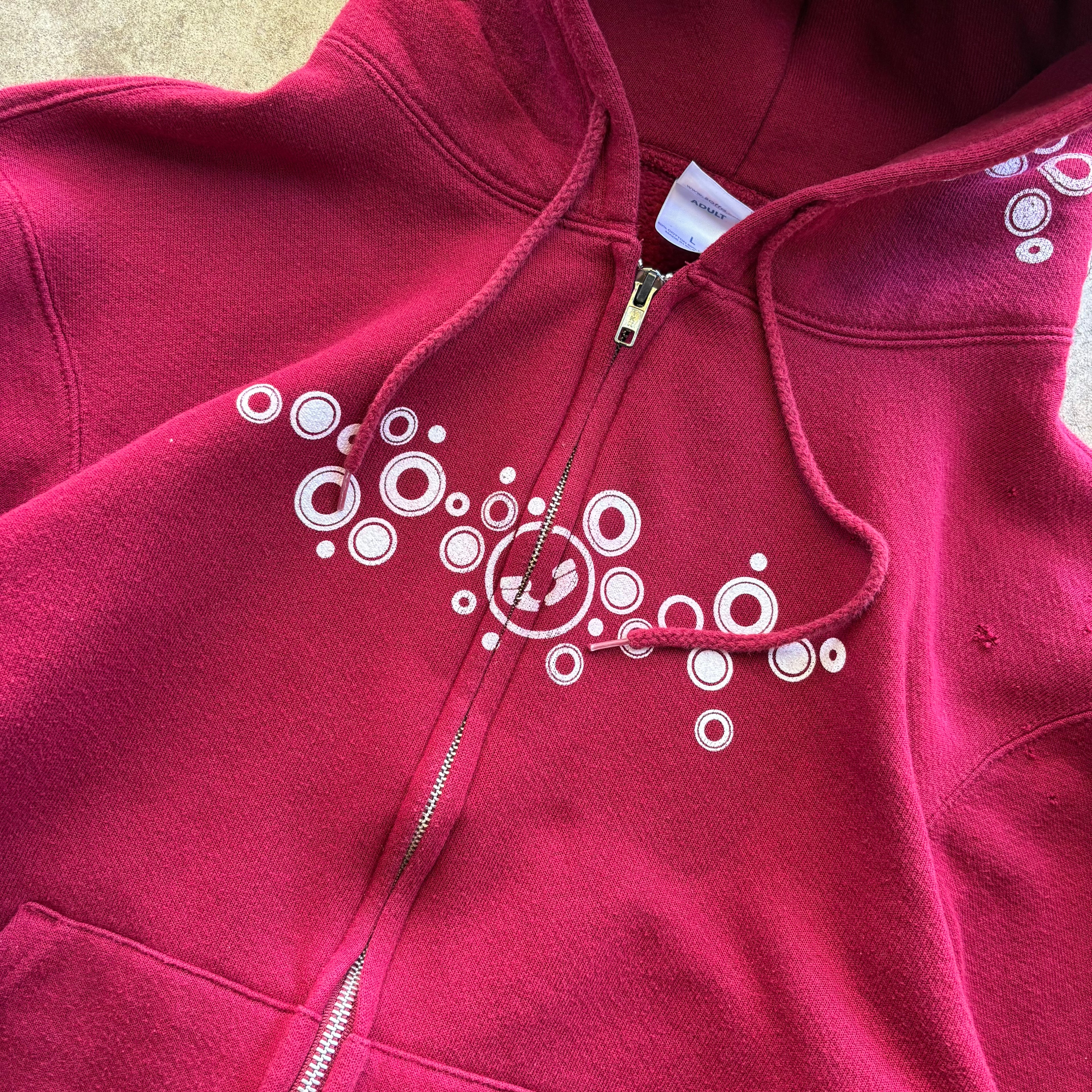 bubbles zipup hoodie [L]