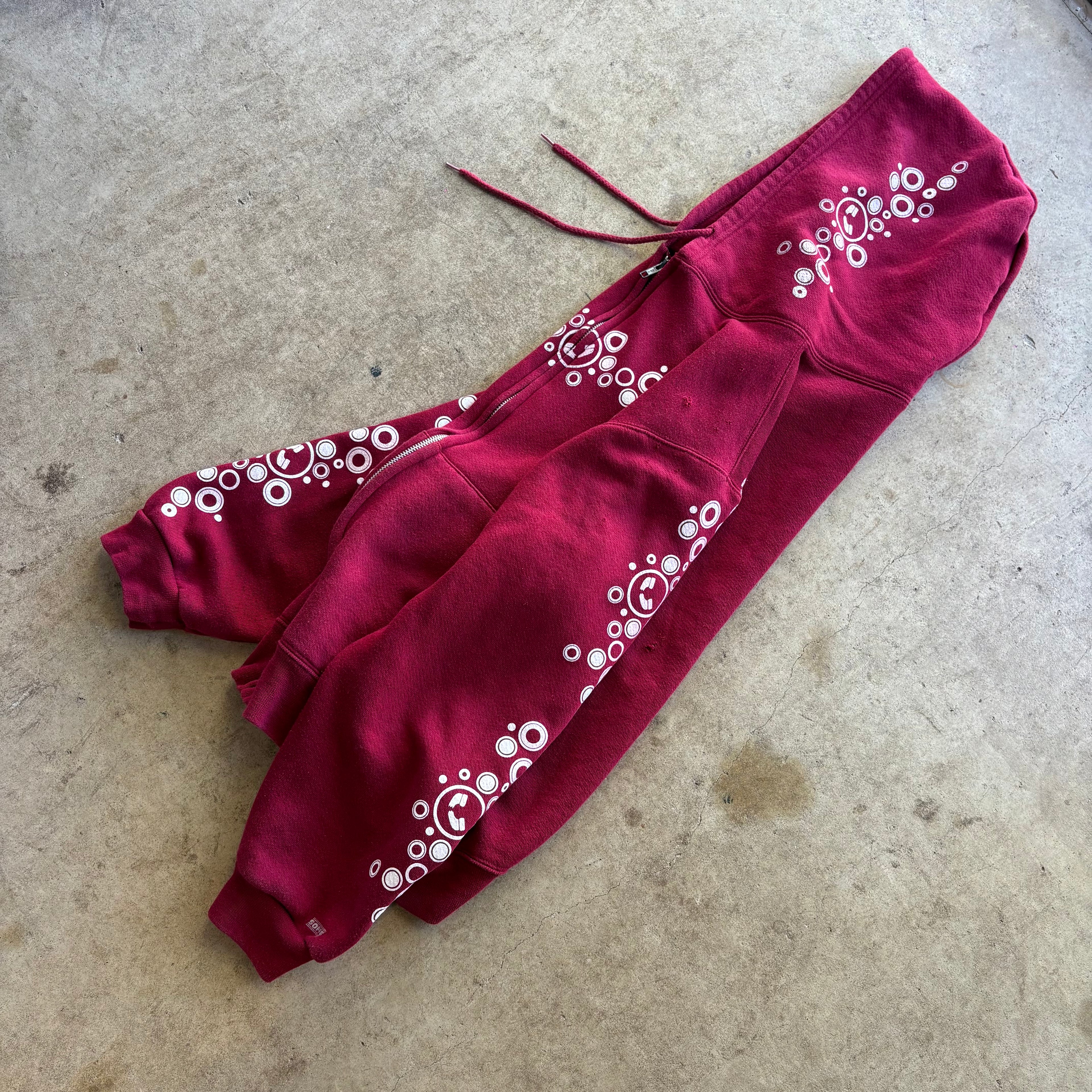 bubbles zipup hoodie [L]