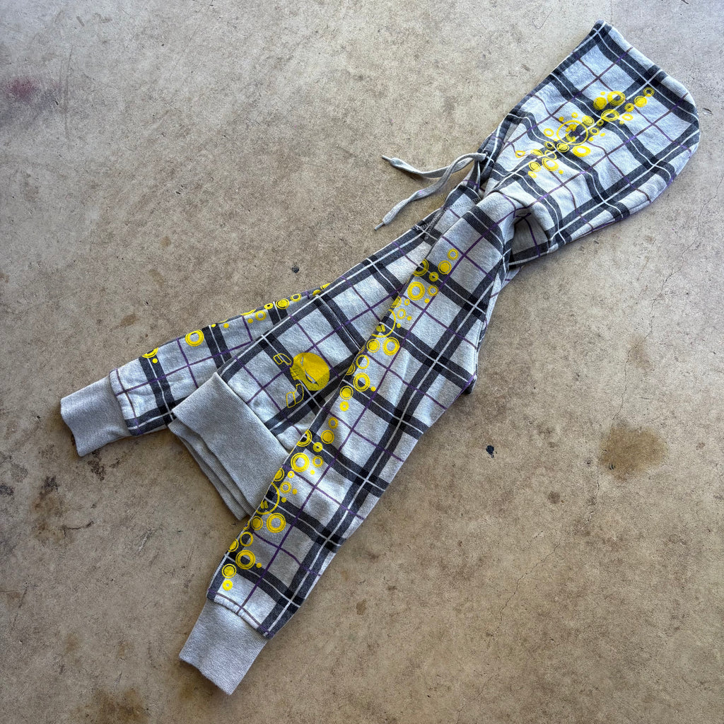 bubbles plaid hoodie [M]