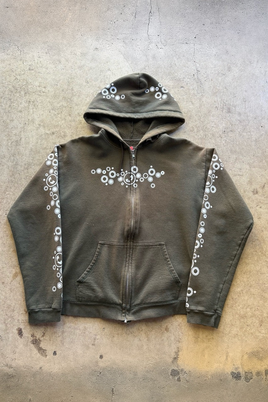bubbles sunfaded zipup hoodie [S]
