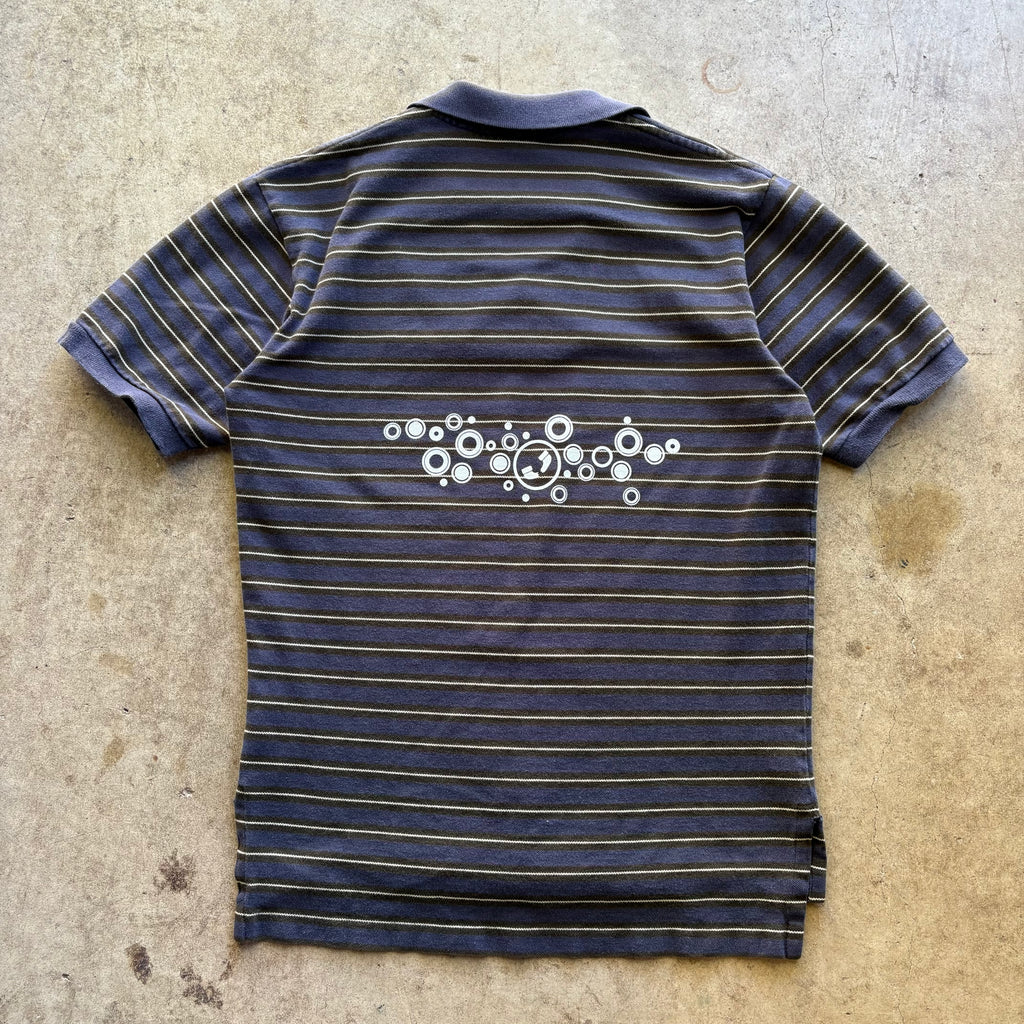 bubbles stripe polo shirt [S]